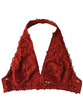 Victoria's  Secrets Halter Floral Lace Bralette Size M